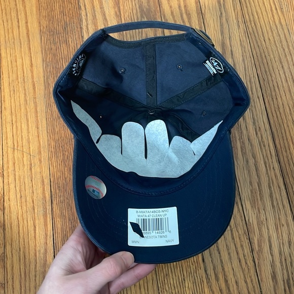 '47 Brand Women's Navy Minnesota Twins Team Miata Clean Up Adjustable Hat NWT - Picture 6 of 7